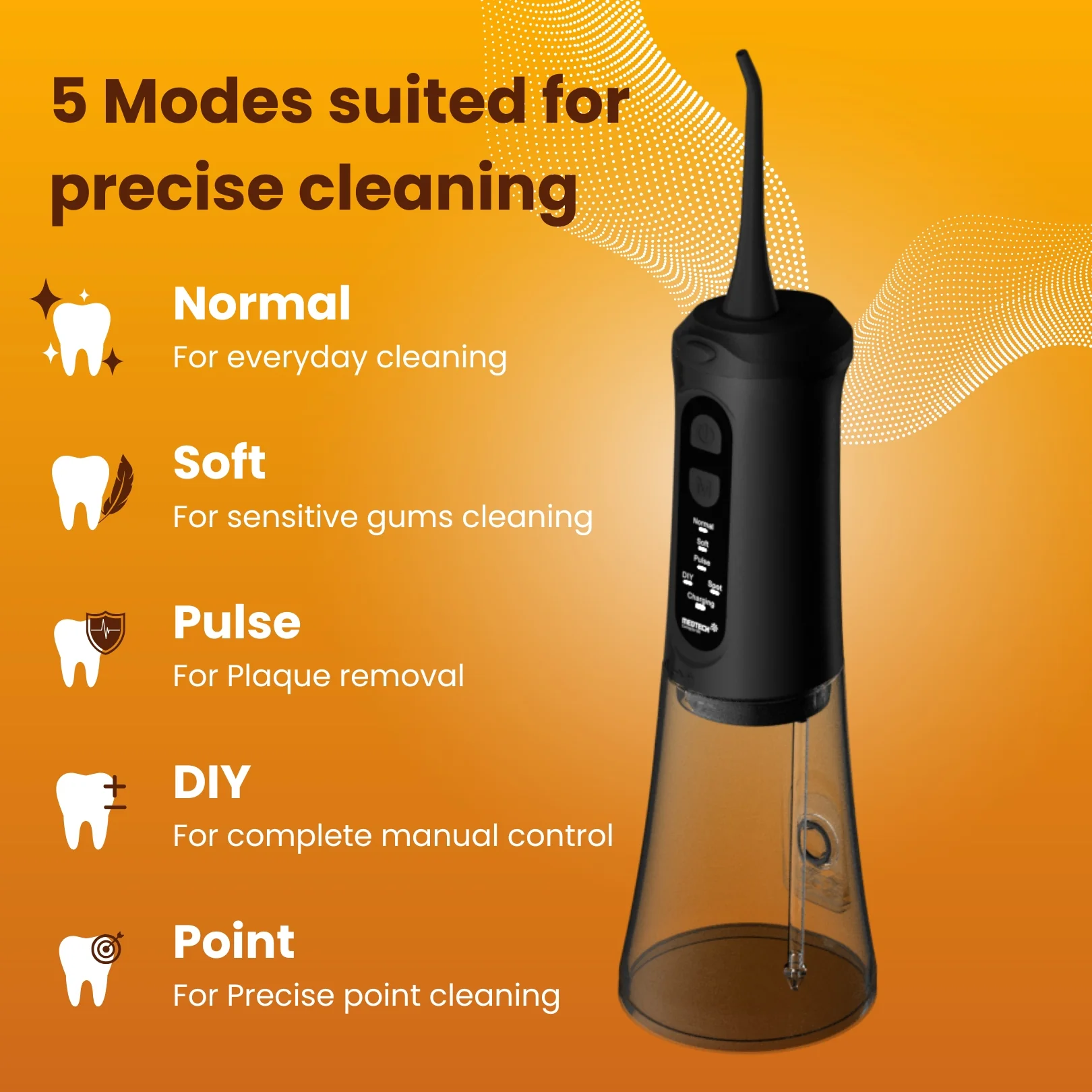 Medtech Handyfloss Pro Oral Irrigator Water Flosser - Image 4