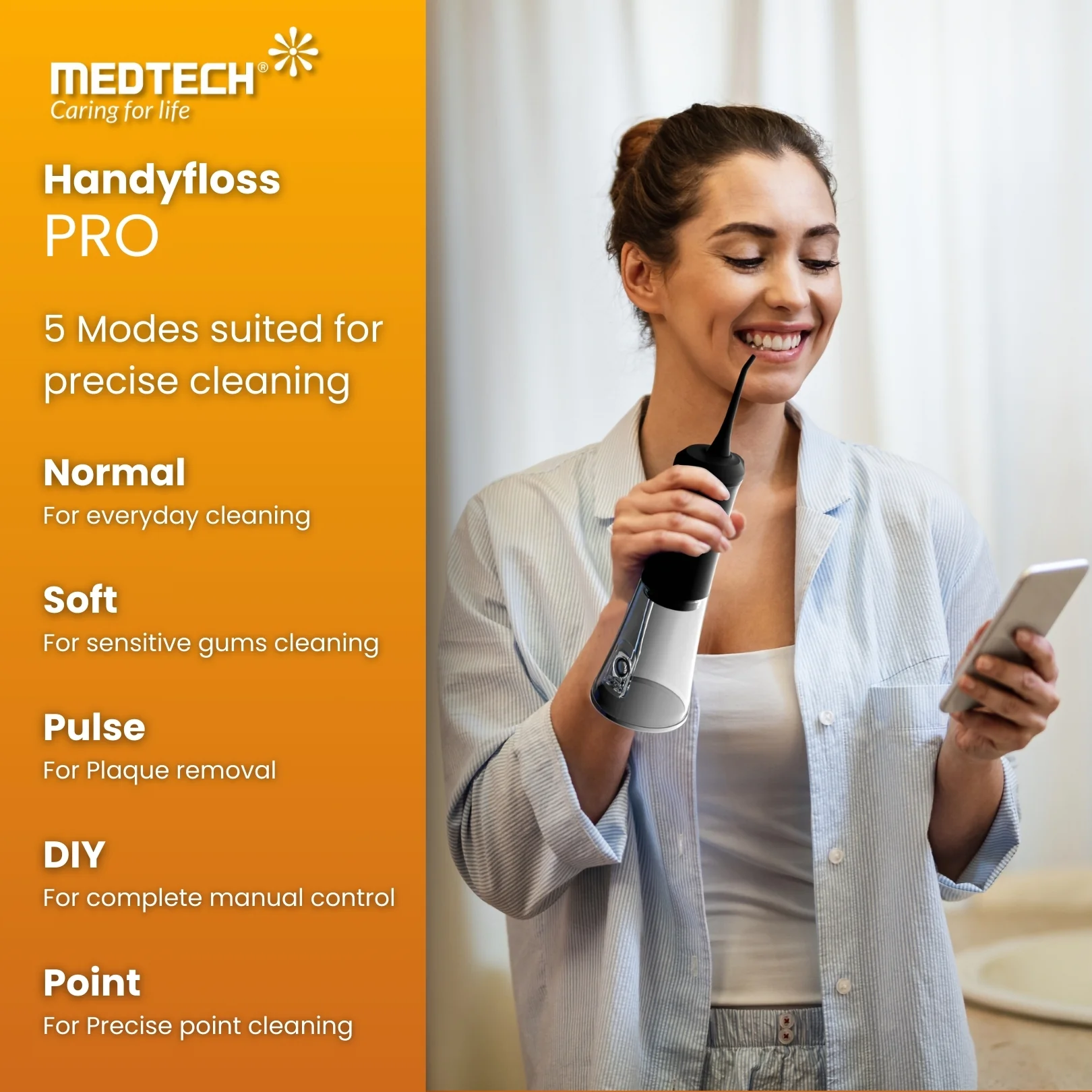 Medtech Handyfloss Pro Oral Irrigator Water Flosser - Image 6