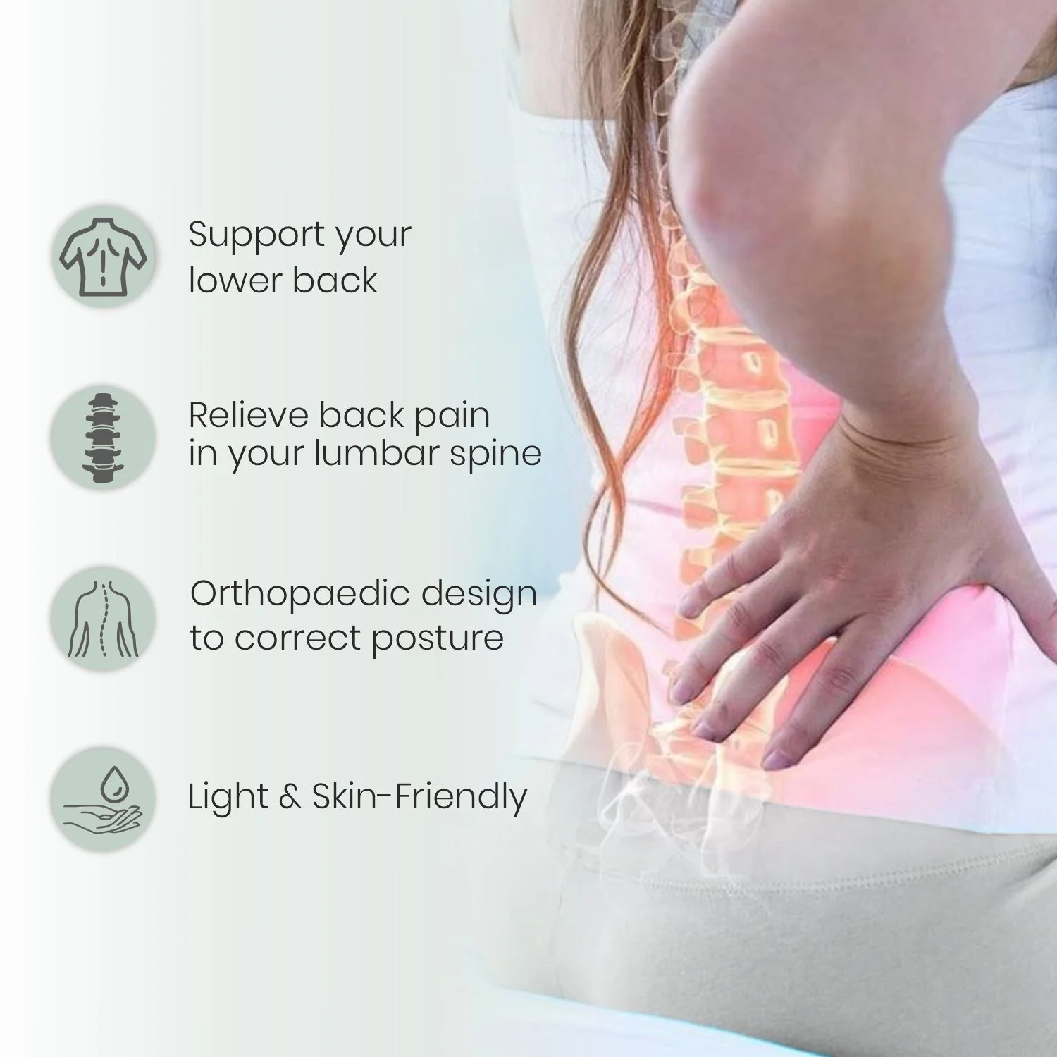 Medtech Lumbar Sacral Belt for Lower Back Support - Image 5