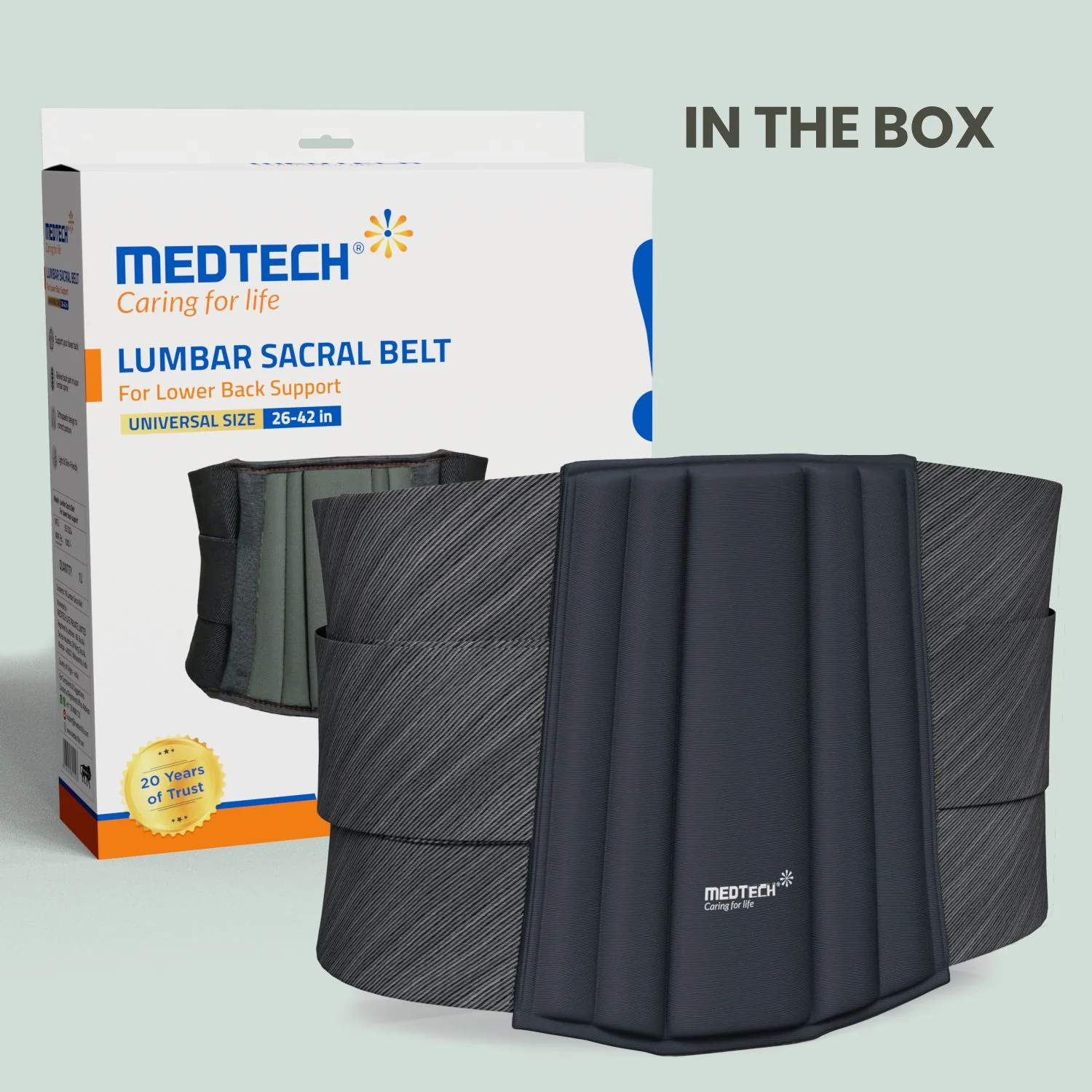 Medtech Lumbar Sacral Belt for Lower Back Support - Image 8